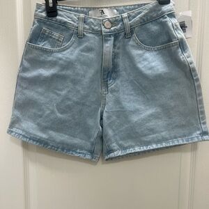 Flying Angel Light Blue Denim Shorts